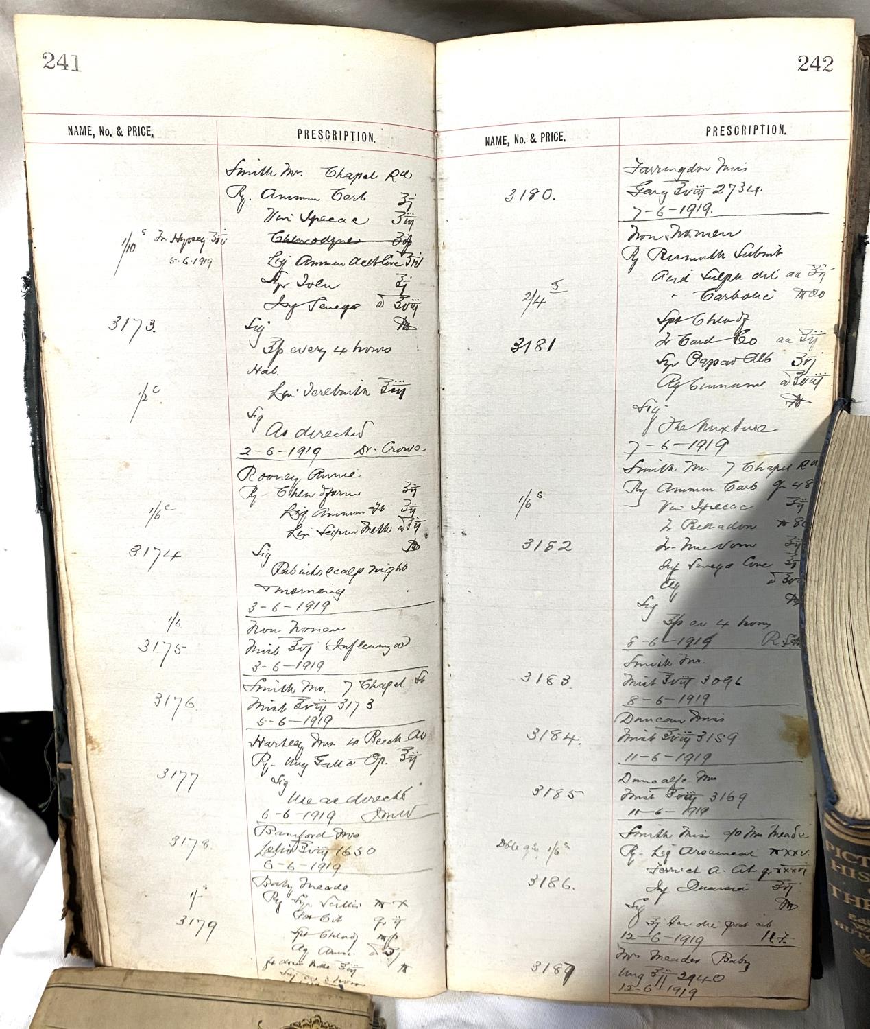 An early 20th century ledger, a similar book, Gate House by S.P.B. Mais, History of the War and - Image 4 of 6