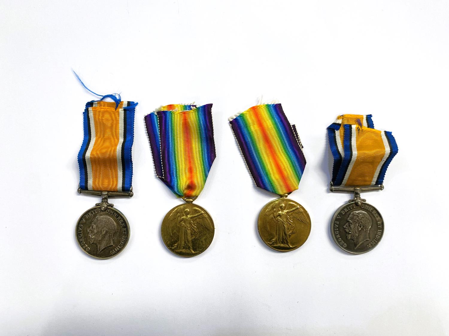 RAF: a WWI pair of medals to 109408 Pte 1 E.O. BYLES and another pair to 14133 Cpl J. GRAHAM