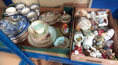 A selection of small collectables, Tetley Tea advertising figures etc; a collection of plates and