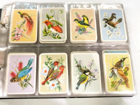 Tuckfield's Australiana series Birds Cards series 1- 8, containing 384 cards total in album