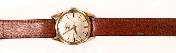 A FAVRE-LEUBA Sea King gents wristwatch, numbered 1815, 61092 to stainless steel back, on leather