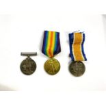 RAF: a WWI pair of medals to 99108 A.M.2. R.E. FIELD and another pair to 129594 2.A.M. F. H. BARTON