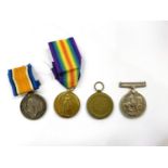 RAF: a WWI pair of medals to 12155 Cpl. L. C. SALTER  and another pair to 291729 Pte. 2. F. MARSHALL
