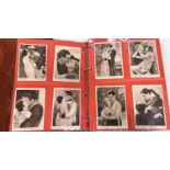 20th Century Film Stars: an album of Kensitas Cigarettes Love Scenes from Film larger cards;