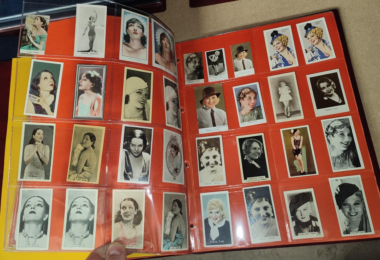 An album of Laurel & Hardy cigarette/postcards/stamps; etc., various makers; Ceregumil portrait - Image 10 of 10