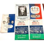 Two MCFC FA Cup Final programmes 1955 & 1956; 4 other programmes