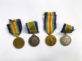 RAF: A WWI pair of medals to 11749 1. A. M.  T. STRONG and another pair to 96491 2 A.M. A.E. GORMAN