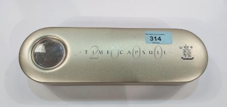 GB A Millenium 2000 Time Capsule set of coins