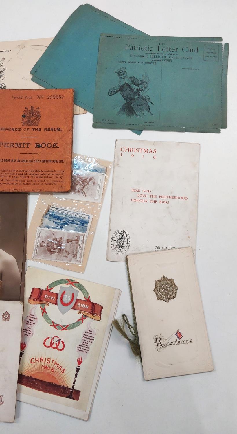THE PATRIOTIC LETTER CARD - "What's Wrong with Tirpitz" other WWI Xmas cards etc - Bild 3 aus 3