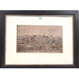 After Caton-Woodville: print "The 2nd Manchesters, St Quentin, 2nd April 1917", signed and titled in