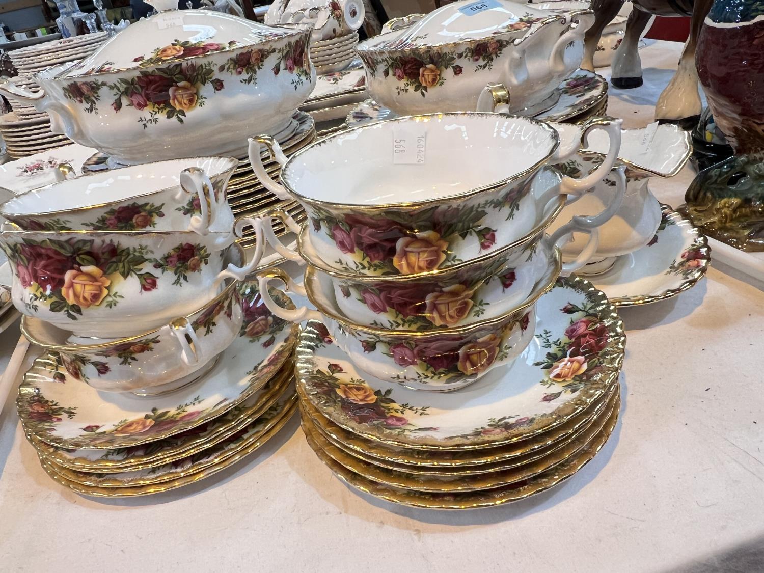 A selection of Royal Albert Old Country Roses dinnerware, with two tureens etc. (approx. 38 pieces). - Image 3 of 3