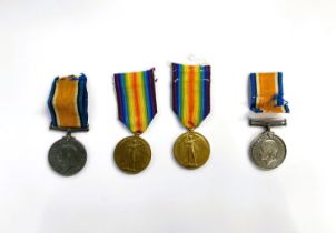 RAF: a WWI pair of medals to 160303 3. A. M. F. PARTINGTON and another pair to 168385 3 A. M. P.