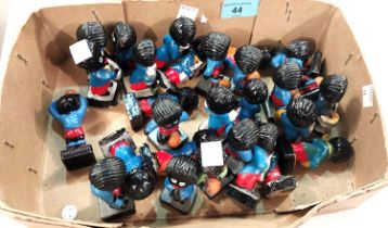 A collection of 28 sporting/musical band 'Golly' figures