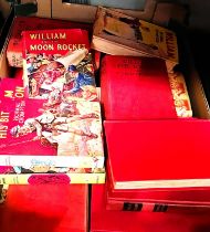 A 1930's and later collection of Just William hardback books, some with dustjackets; a collection of