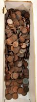 A quantity of GB farthings