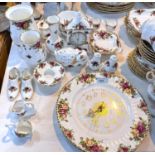 A selection of Royal Albert Old Country Roses clocks, trinket-ware etc. (approx. 20 pieces).