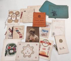 THE PATRIOTIC LETTER CARD - "What's Wrong with Tirpitz" other WWI Xmas cards etc