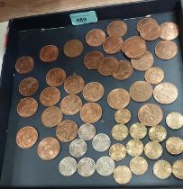 A selection of high grade GV & GVI base metal coins