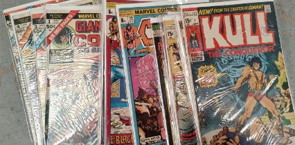 Marvel Comics: - early 1970's onwards, Conan & Kull Comics, Kull 1, Conan 3. 4. 5. 11. 14. 16, 17.