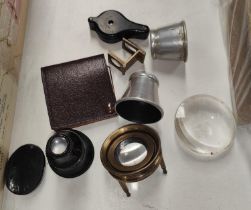 Various magnifying glasses