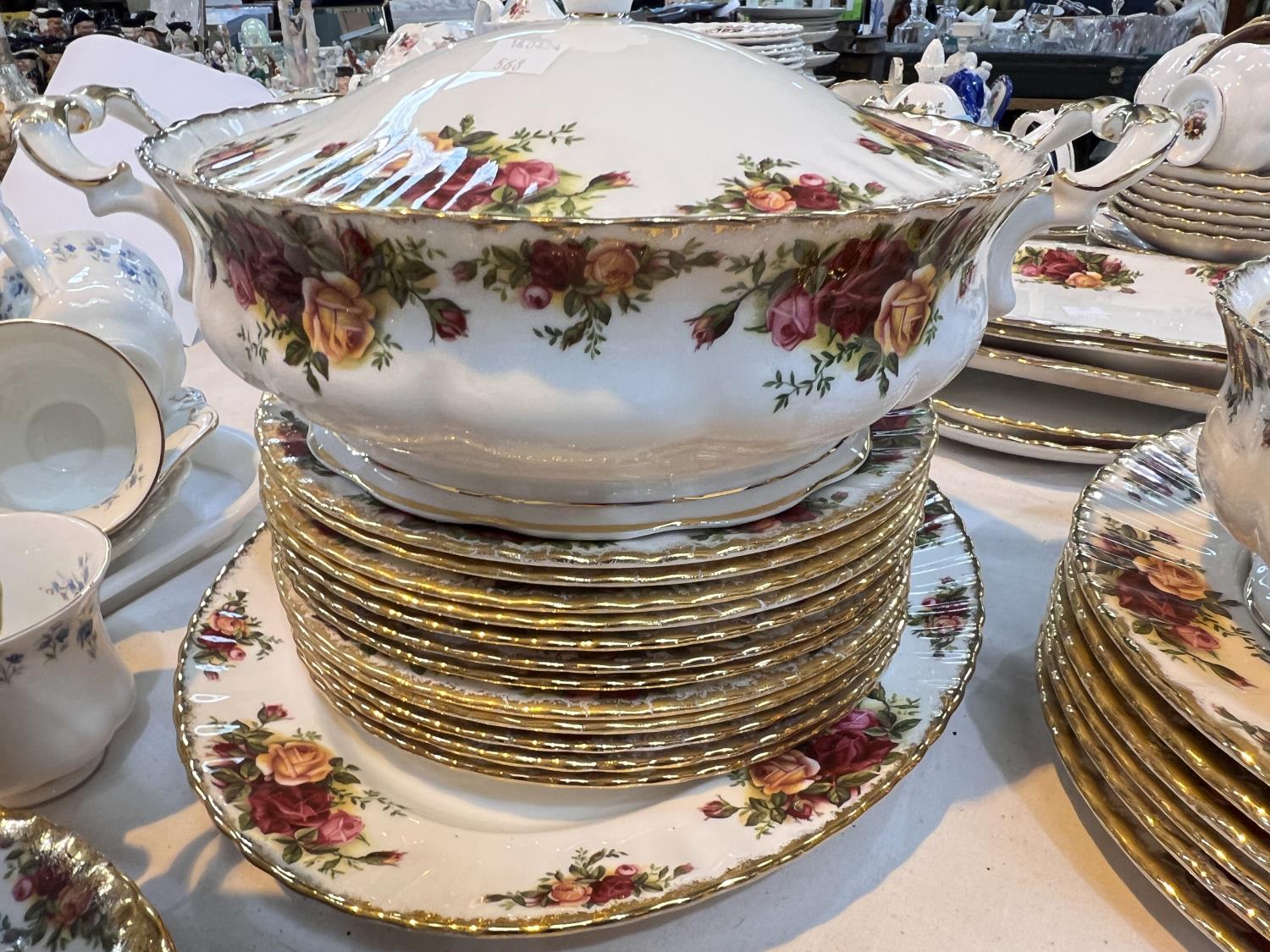 A selection of Royal Albert Old Country Roses dinnerware, with two tureens etc. (approx. 38 pieces). - Image 2 of 3