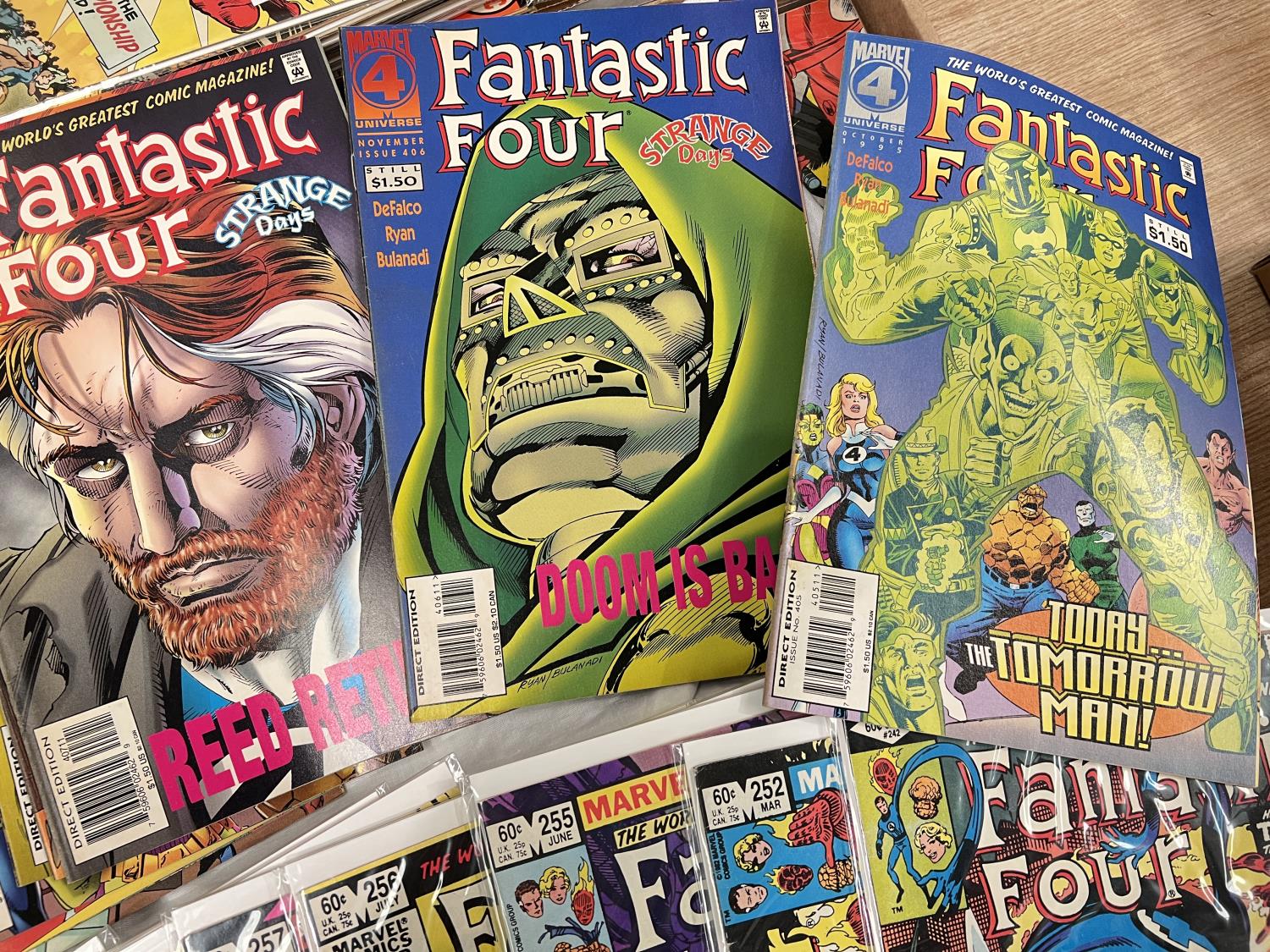 Marvel Comics: - 1980's onwards, Fantastic Four, issues 242, 252, 255-259, 262-416 (mostly - Image 2 of 3