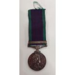 A QEII Campaign Service Medal, 1 clasp Northern Ireland to 24162255 Private E. Brown RAMC