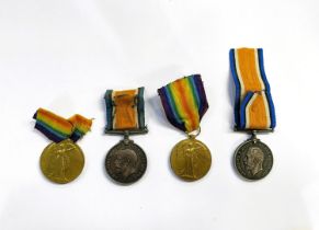 RAF: a WWI pair of medals to 12881 Pte 1 William DAVIES and another pair to 108935 3 A.M. A. T.