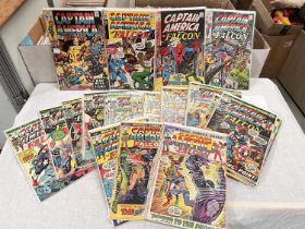 Marvel Comics: - Captain America and Falcon 133, 134, 137, 138, 143, 145, 150, 158-170, 176, 177-