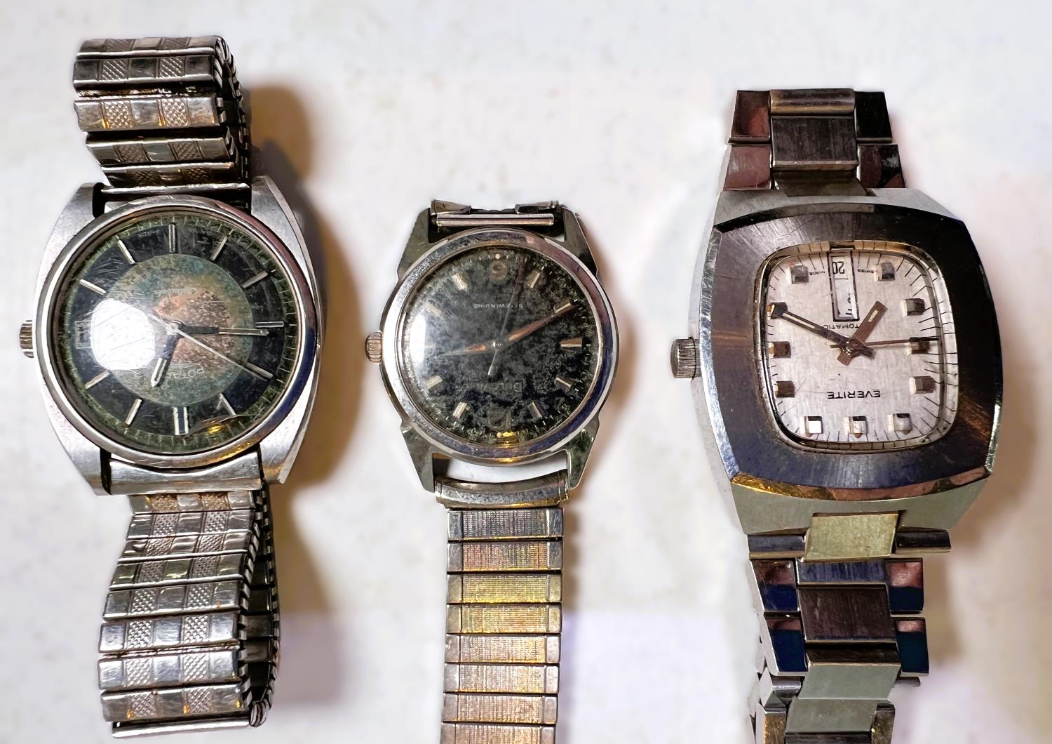 A selection of vintage gents wristwatches - Image 2 of 7