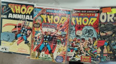 Marvel Comics: 1960's onwards a collection of The Mighty Thor King-Size Specials and Annuals 2, 5,