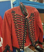 A 19th century HUSSARS dress uniform comprising jacket and breeches