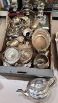 A selection of silver plate
