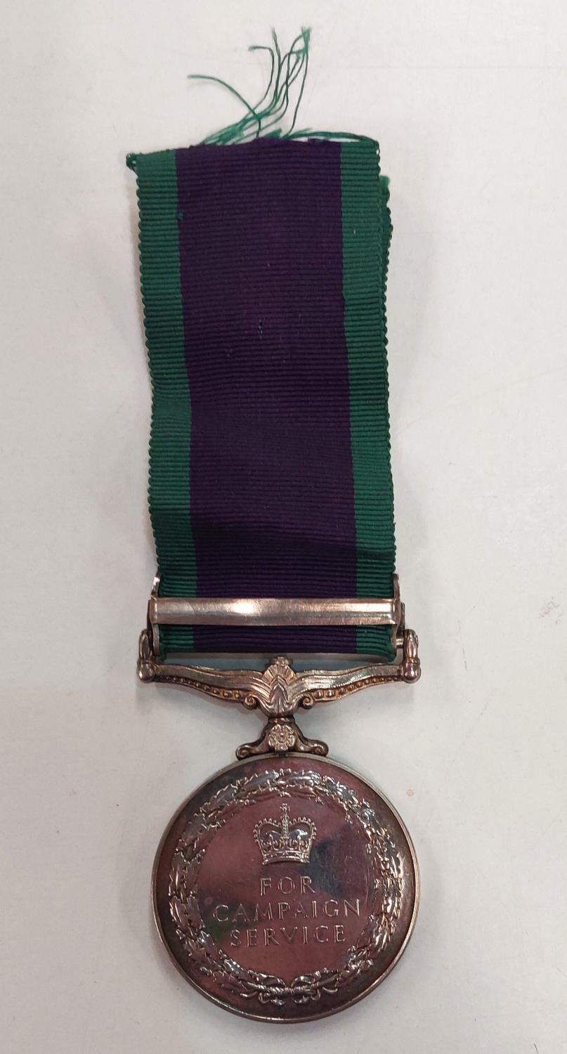 A QEII Campaign Service Medal, 1 clasp Northern Ireland to 24162255 Private E. Brown RAMC - Image 2 of 3