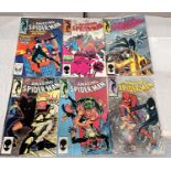 MARVEL COMICS: The Amazing Spiderman issues 252, 253, 254, 256, 257, 258