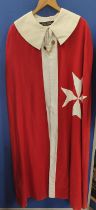 A Knights of St Columba, Malta, cloak