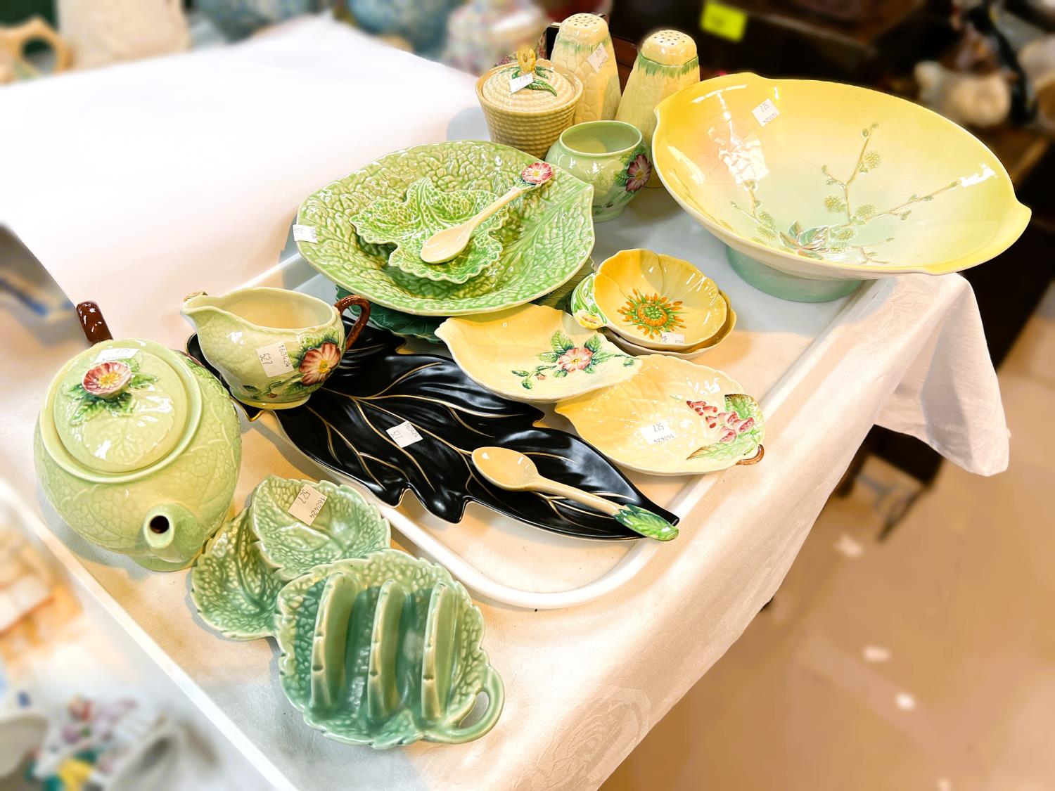 A selection of green leaf Carltonware; etc. - Image 2 of 2