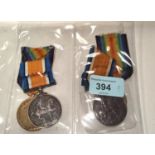 RAF (RNAS): a WWI pair of medals to 217762 2.A.M. W. A. MITCHELL and another pair to 228049 2 A.M.