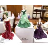 Royal Worcester: Four boxed figurines, 'Juliet' limited to 2007 with certificate, 'Susannah' 2011