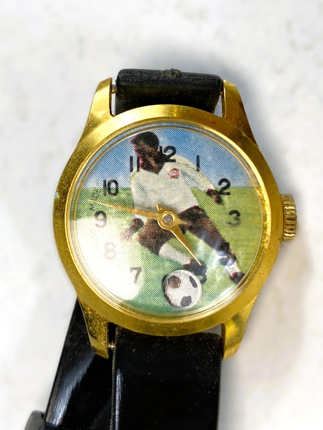 A novelty Pele vintage wristwatch - Image 4 of 4