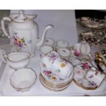 A Royal Crown Derby Derby Posies 15 piece coffee service and similar china