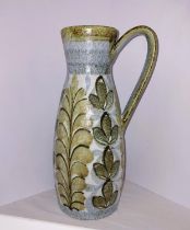 A Denby Glen Colledge slender jug, height 24cm