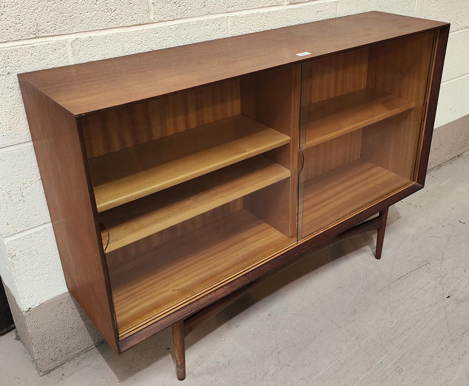 A 1960's G-Plan style teak side cabinet by Dalescraft enclosed by 2 sliding doors - Image 2 of 2