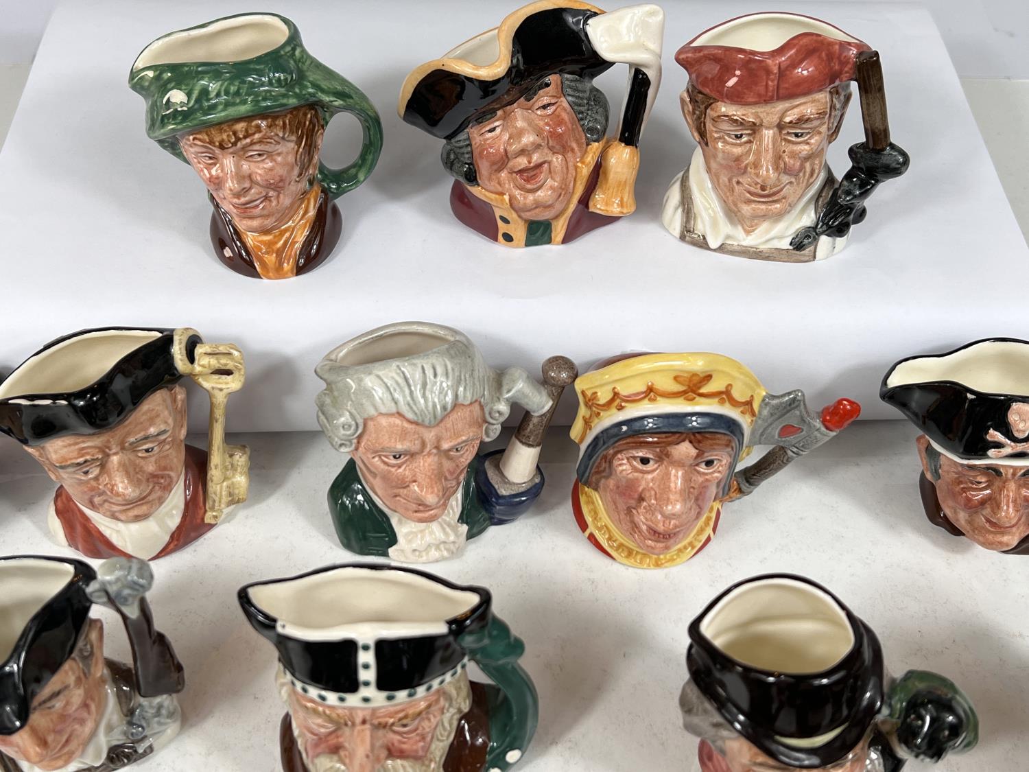 18 small Royal Doulton character jugs - Image 2 of 6