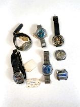 A collection of various vintage gents watches
