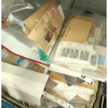 A large collection of British stamps in albums and loose