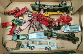A selection of vintage diecast vehicles