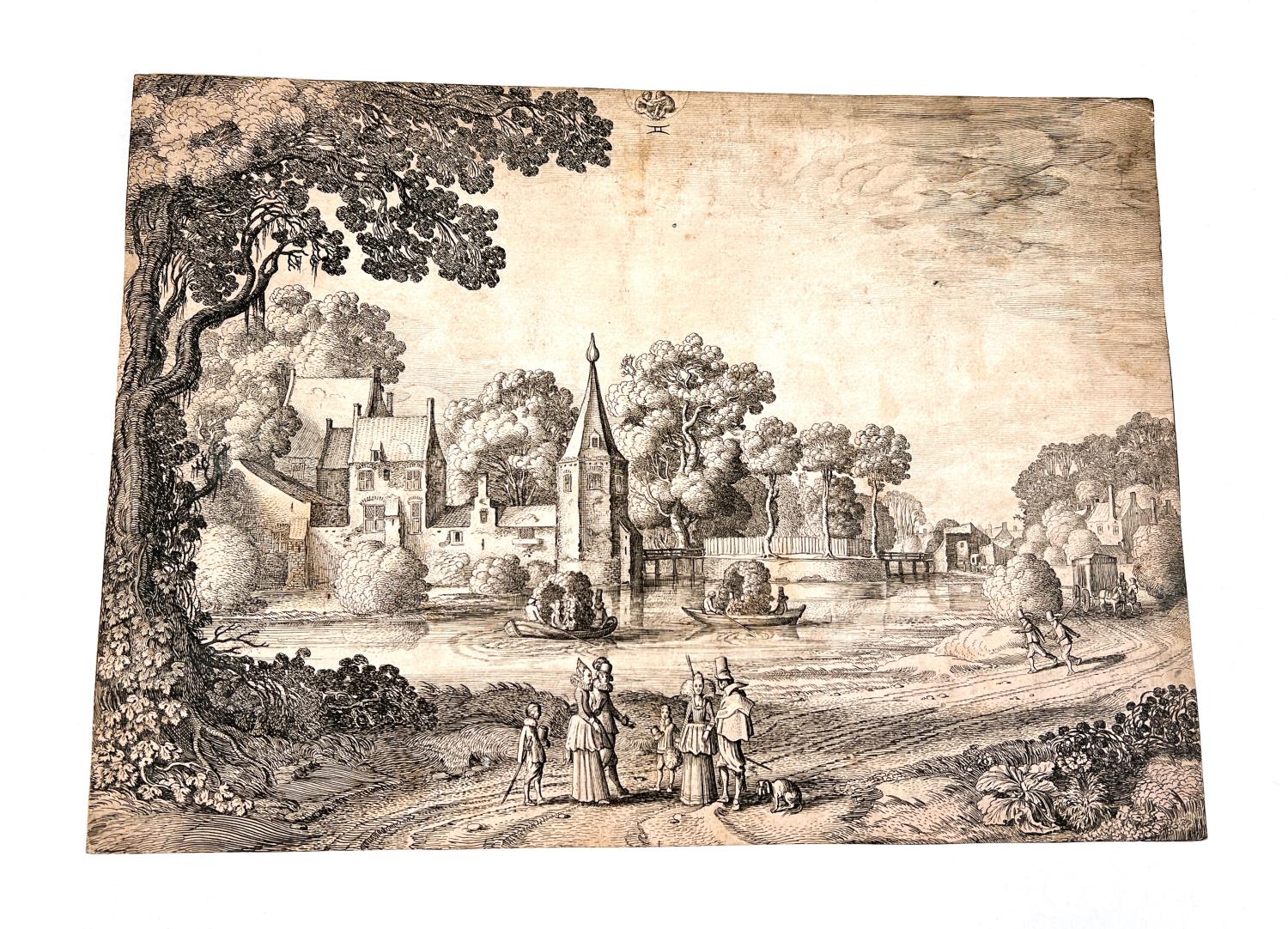 ENGRAVINGS after Bergheim and Rubens 18th century and 2 other earlier prints