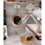 A large display perfume bottle "Mitsouko" by Guerlain, Paris, eau de toilette, some liquid left in