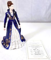 Royal Worcester figure, Limited edition with certicate and box, Winter Princess